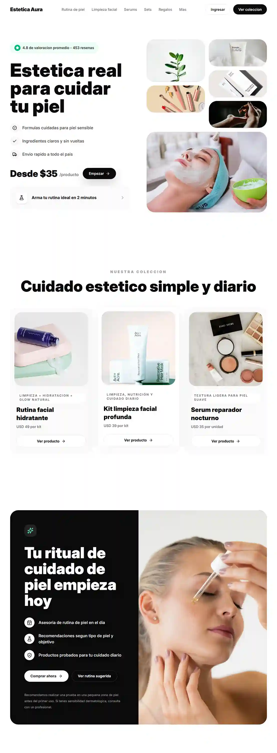 Demo Estilo Estética & Bienestar